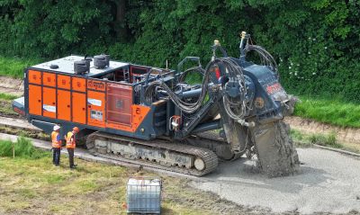 Doorlopende videovastlegging mixed in place project.